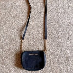 Michael Kors small black satchel purse